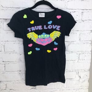 Y2K Tankh Embroidered True Love Baby Doll Tee